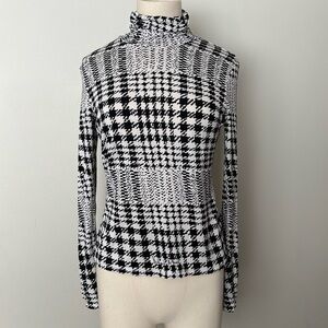 H&M x Richard Allen Modal Turtleneck Geometric S